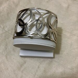 Brighton Silver Vienna Christo Cuff Bracelet